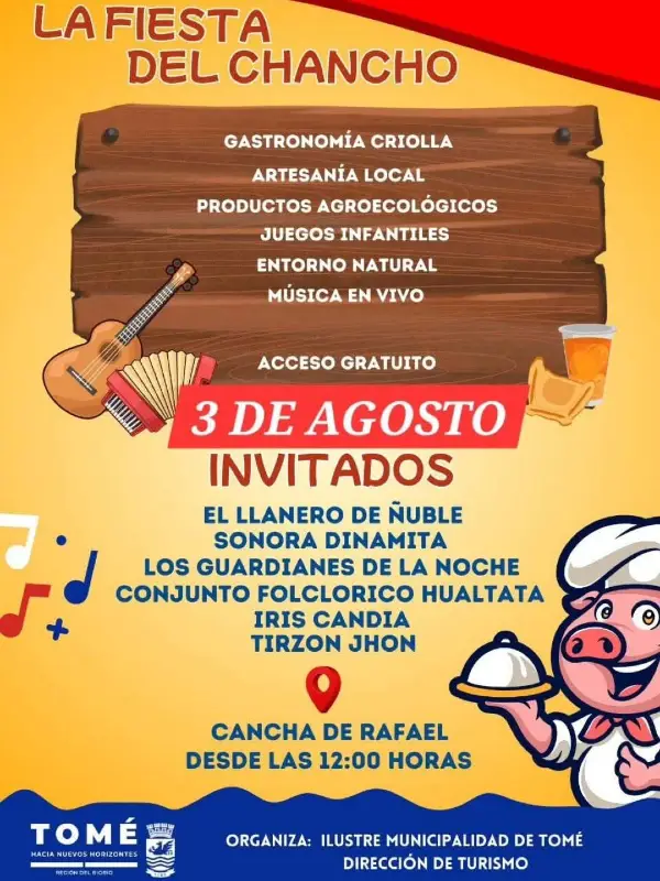 La Fiesta del Chancho en Tomé 2025