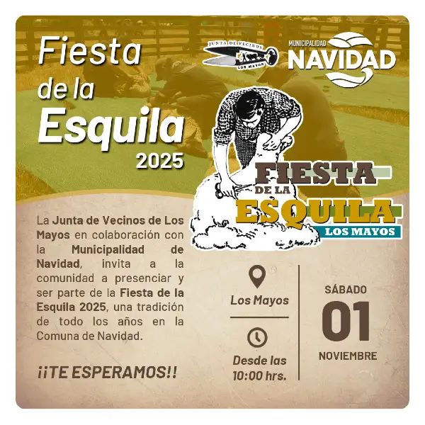 Fiesta de la Esquila 2025 en Los Mayos, Navidad